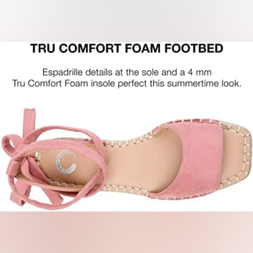 Journey Collection espadrille sandals NWOT - Picture 10 of 12